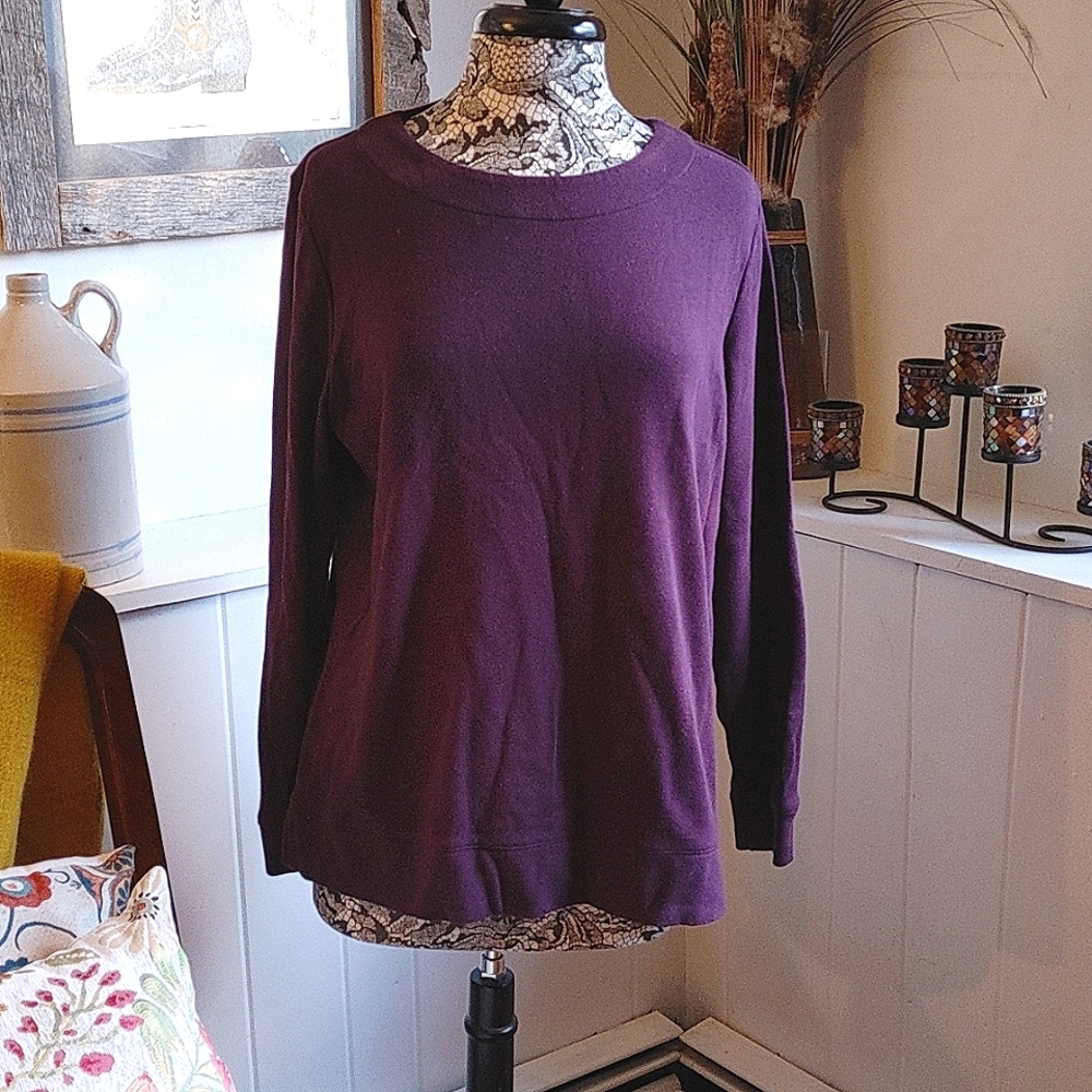 Purple sweatshirt